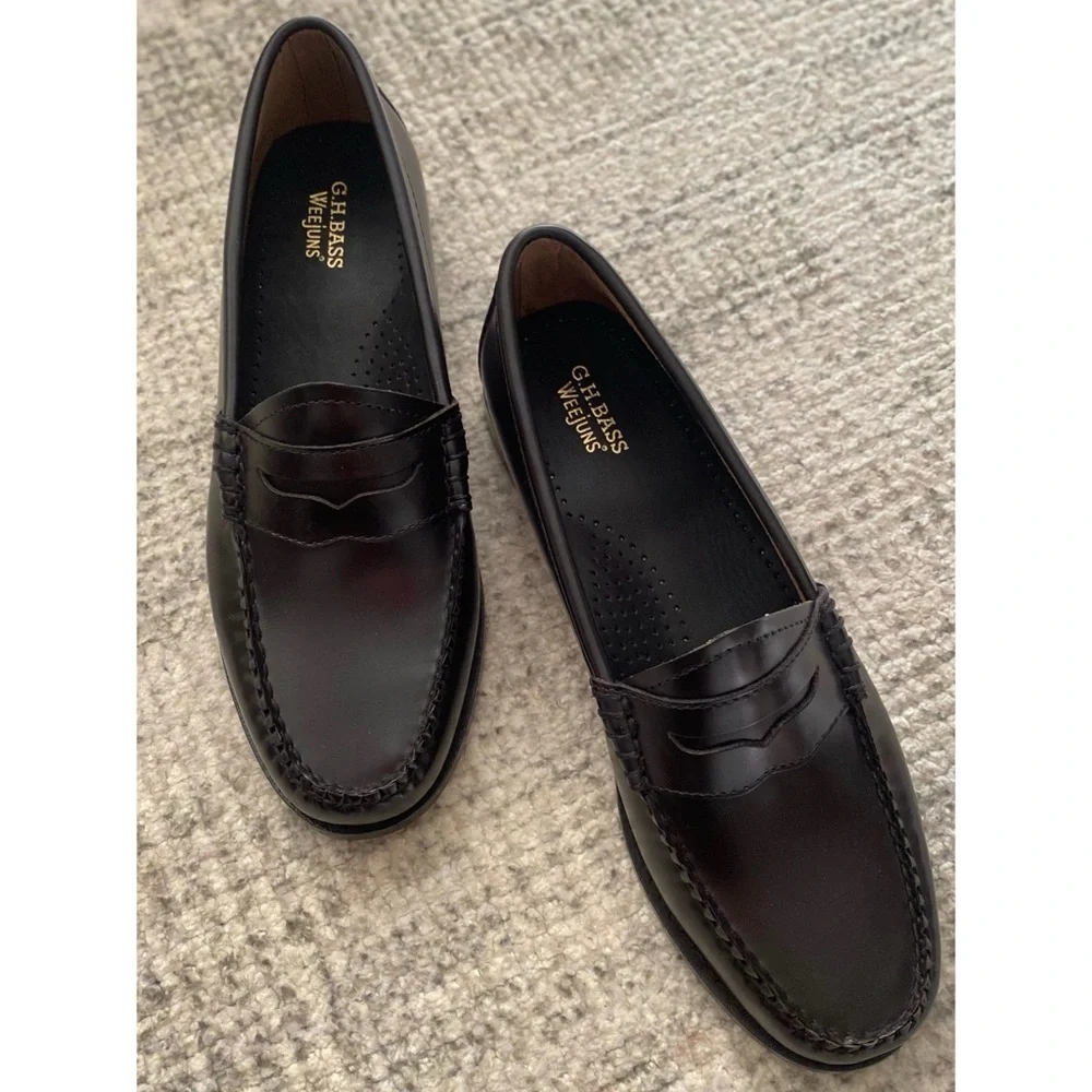 GH Bass Whitney Penny Loafer Dark Brown - Picture 7 of 16